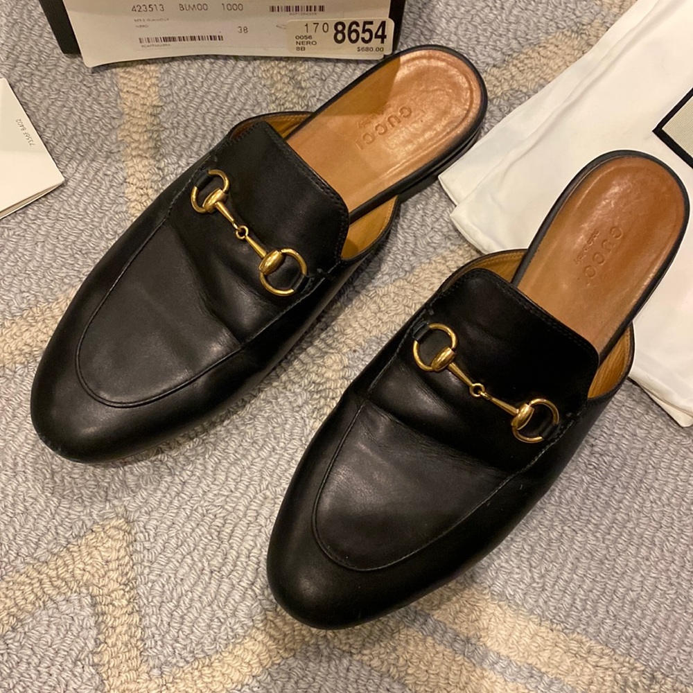 Authentic Gucci Princetown loafers 38